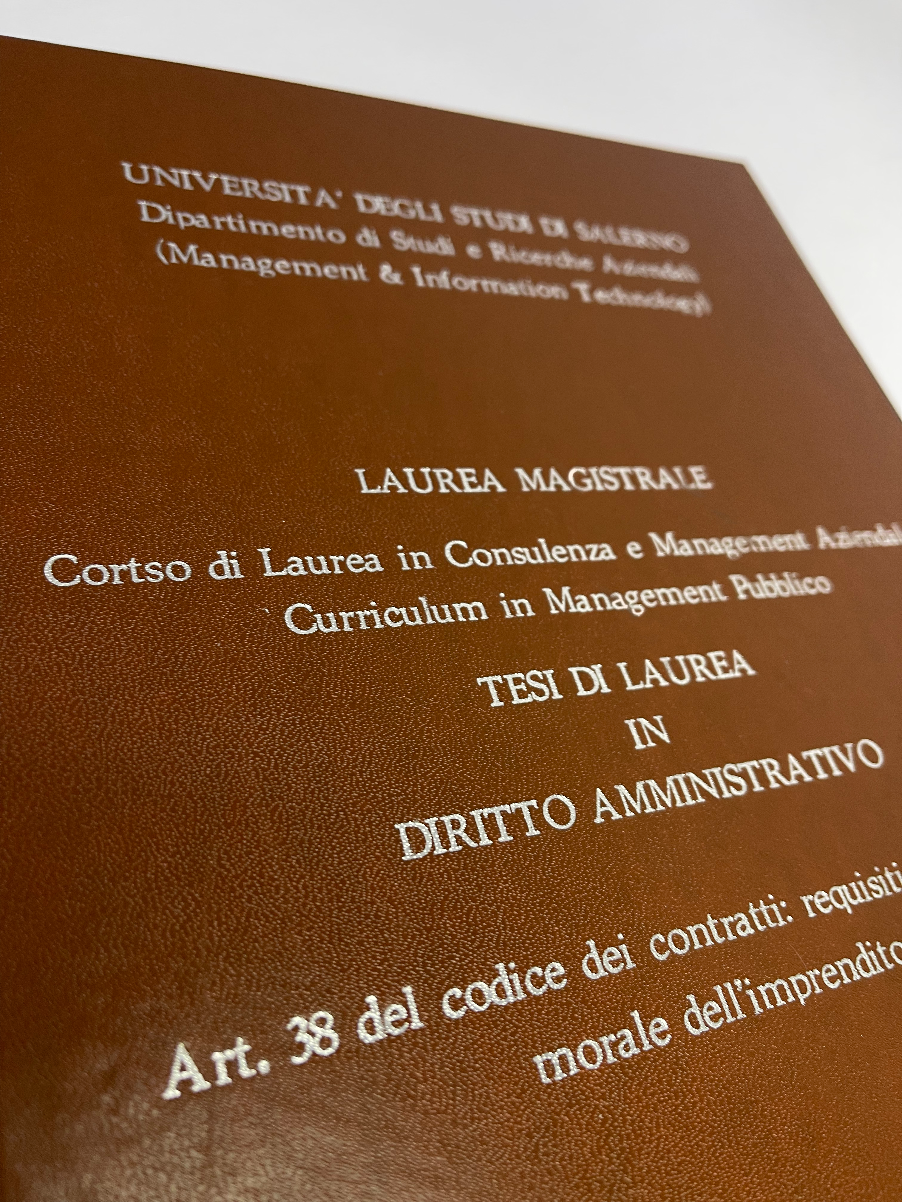 Copertina serie: PAPERCOAT MARRONE - INCISA