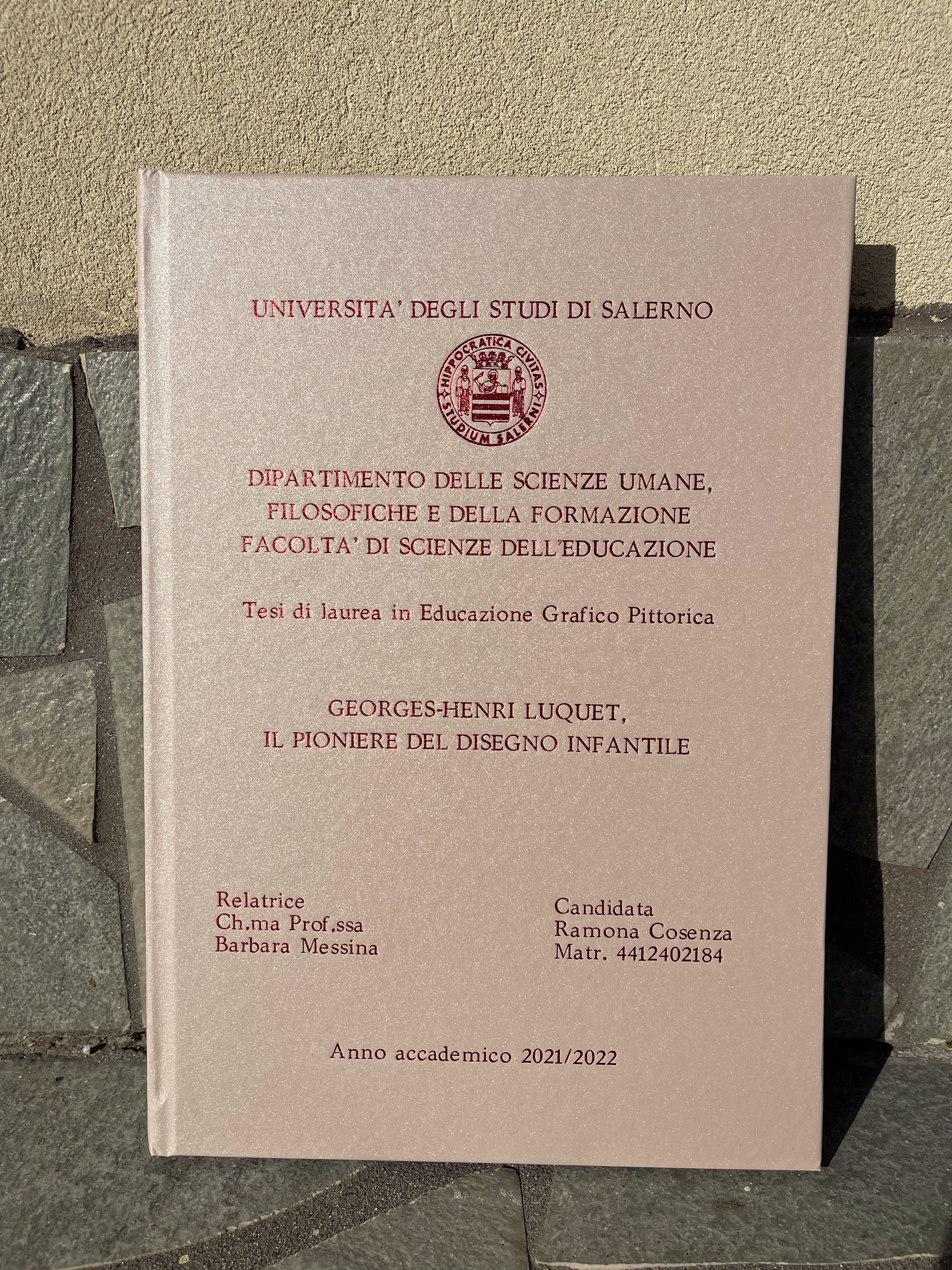TESI DI LAUREA IN EDUCAZIONE GRAFICO PITTORICA