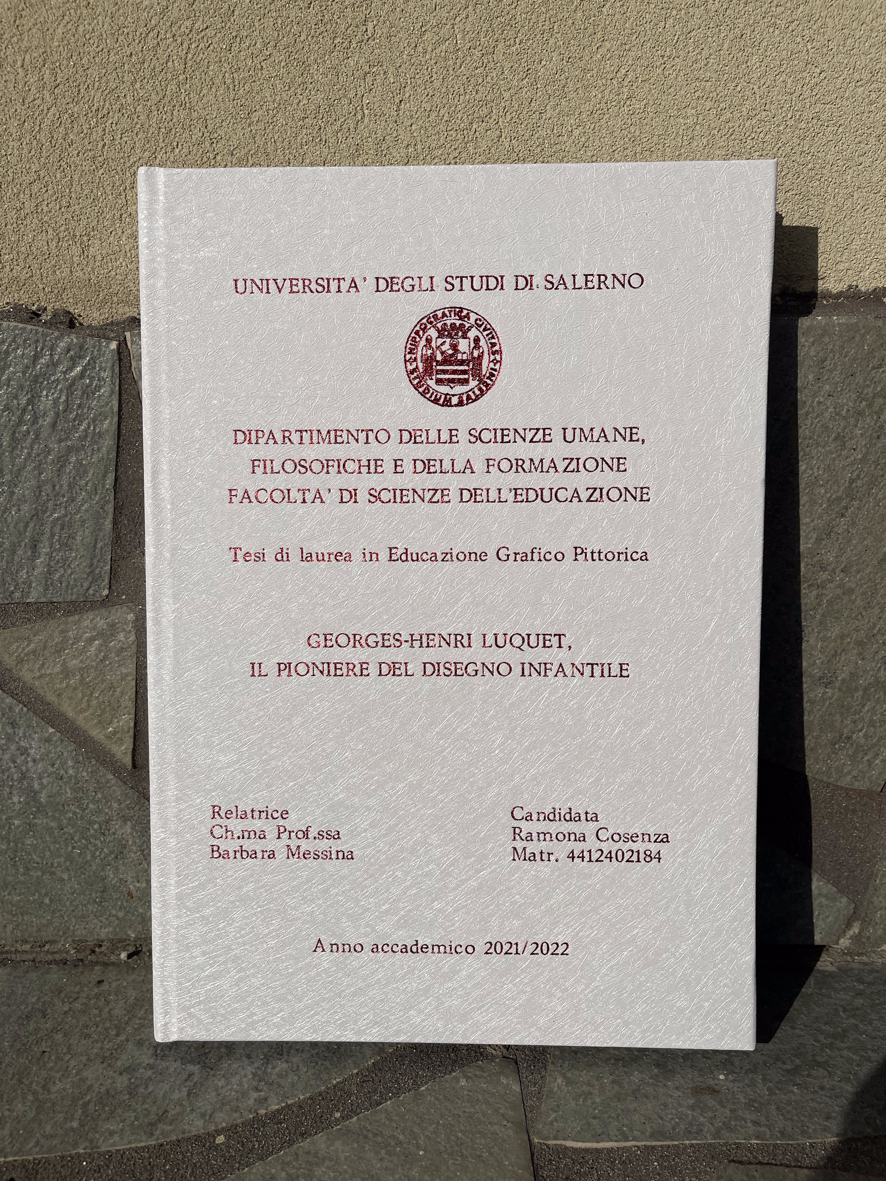 TESI DI LAUREA IN EDUCAZIONE GRAFICO PITTORICA